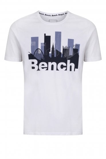 Salford Graphic Print T-Shirt | White