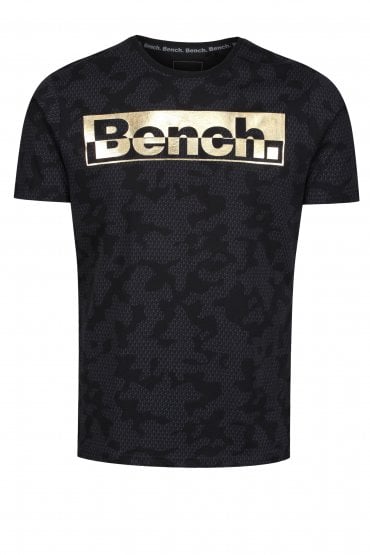 Stayton Foil Print Logo T-Shirt | Black Camo