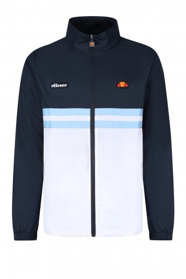 Agnello Showerproof Jacket | Navy/White