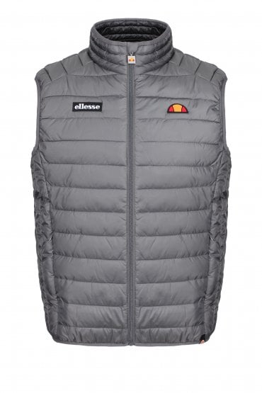 Bardy Funnel Neck Quilted Gilet | Dark grey