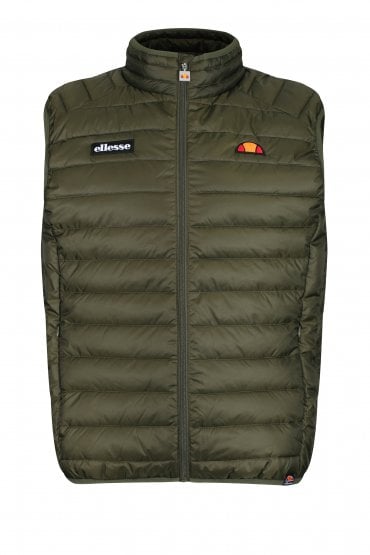 Bardy Funnel Neck Quilted Gilet | Khaki
