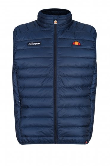 Bardy Funnel Neck Quilted Gilet | Navy