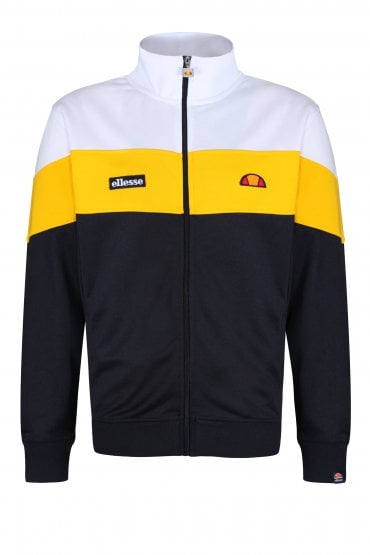 Caprini Track Jacket | Navy/Yellow
