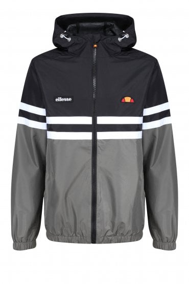 Carpio Windrunner Jacket | Black/Grey
