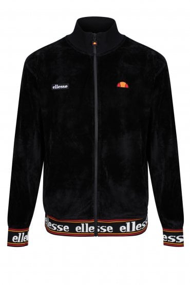 Cascina Velour Track Jacket | Black
