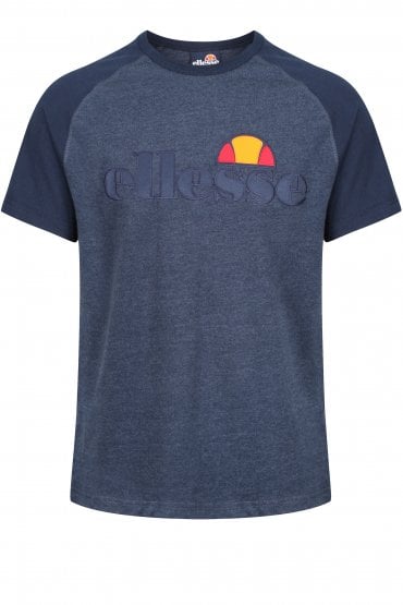 Coper Raglan Sleeve T-Shirt | Navy Marl