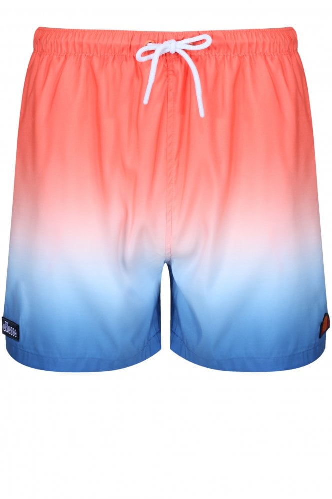 ELLESSE Dem Slackers Fade Swim Shorts | Orange/White/Sky