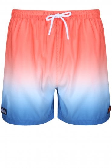 Dem Slackers Fade Swim Shorts | Orange/White/Sky