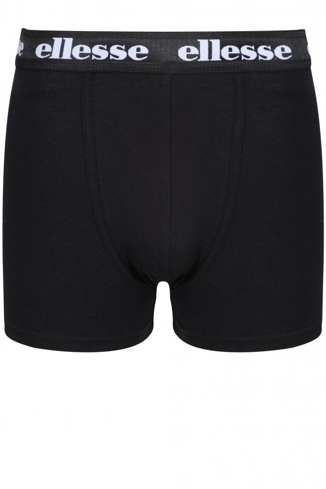 ELLESSE Hali Boxer Trunks 3 Pack | Black