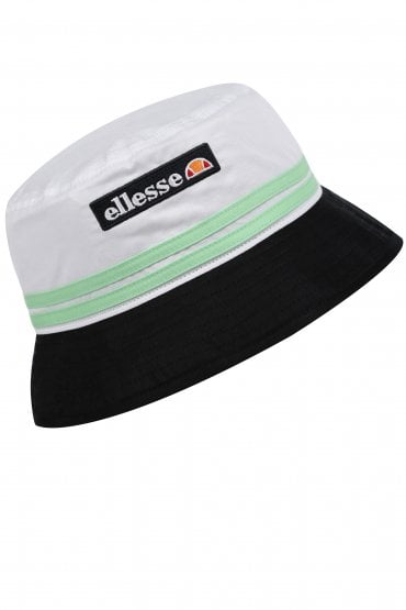 Levan Bucket Hat | White/Green/Peacoat