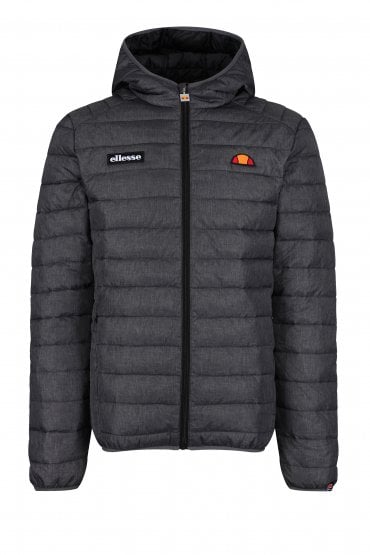 Lombardy Padded Hooded Jacket | Dark Grey Marl