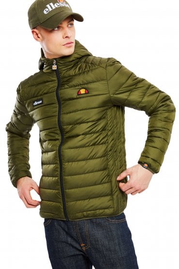 Lombardy Padded Hooded Jacket | Khaki