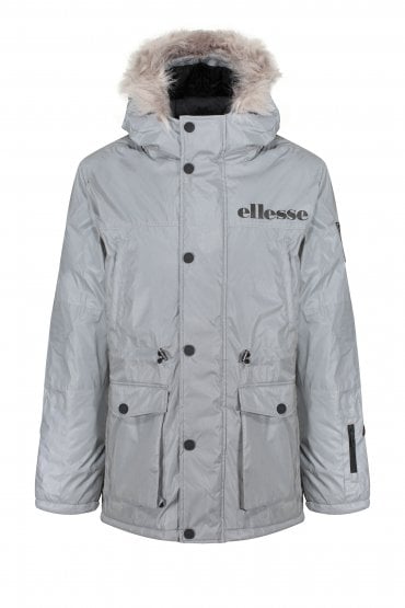 Mazzo Reflective Parka Jacket | Silver