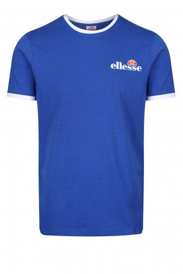 Meduno Ringer T-Shirt | Blue/White