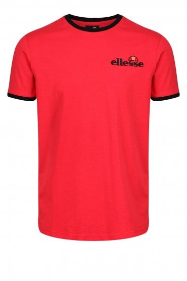 Meduno Ringer T-Shirt | Red/Black