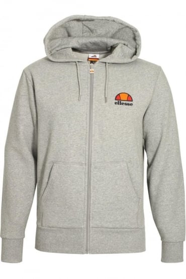 Miletto FZ Zip Thru Hoodie Marl Grey