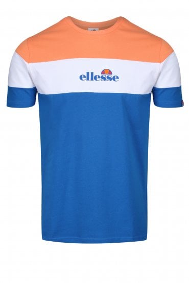 Ministry Crew Neck T-Shirt | Blue/White/Orange