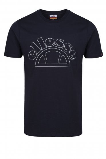 Opizzi Embossed Logo T-Shirt | Navy
