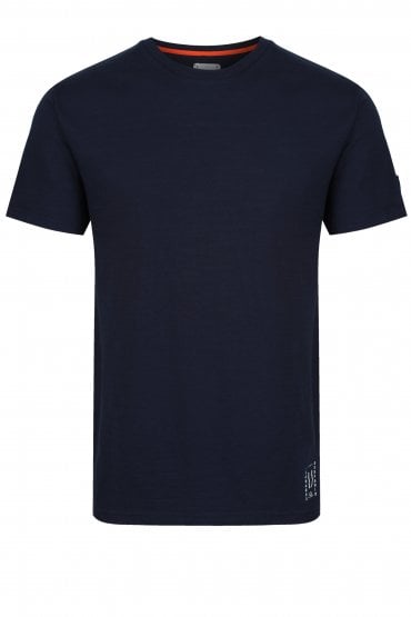 Pallazzo Graphic Print T-Shirt | Navy