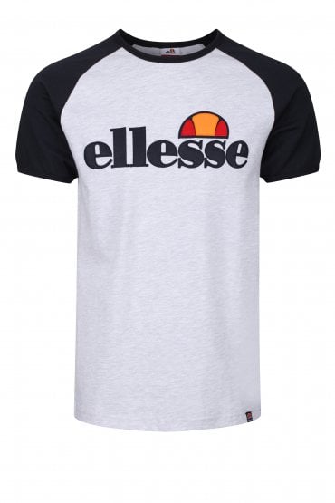 Piave Logo T-Shirt | White Marl/Black