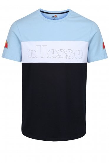 Pogbino Logo T-Shirt | Light Blue/Navy/White