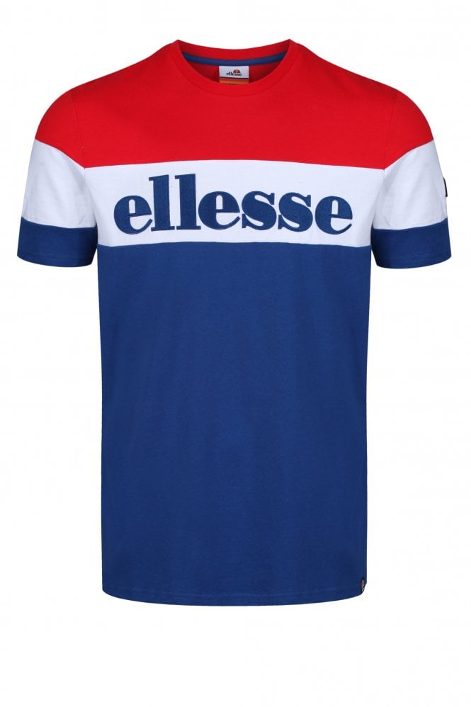 ELLESSE Punto Logo T-Shirt | Blue/Red