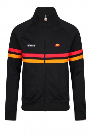 Rimini Track Jacket | Black/Red/Orange