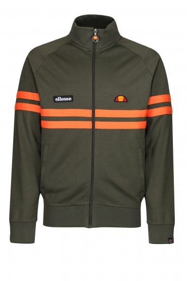 Rimini Track Jacket | Khaki/Orange