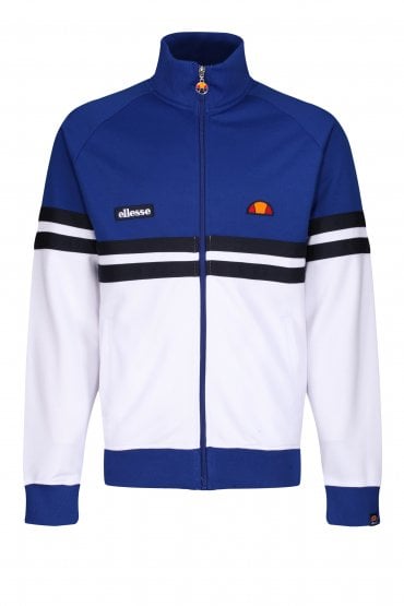 Rimini Track Jacket | White/Royal Blue