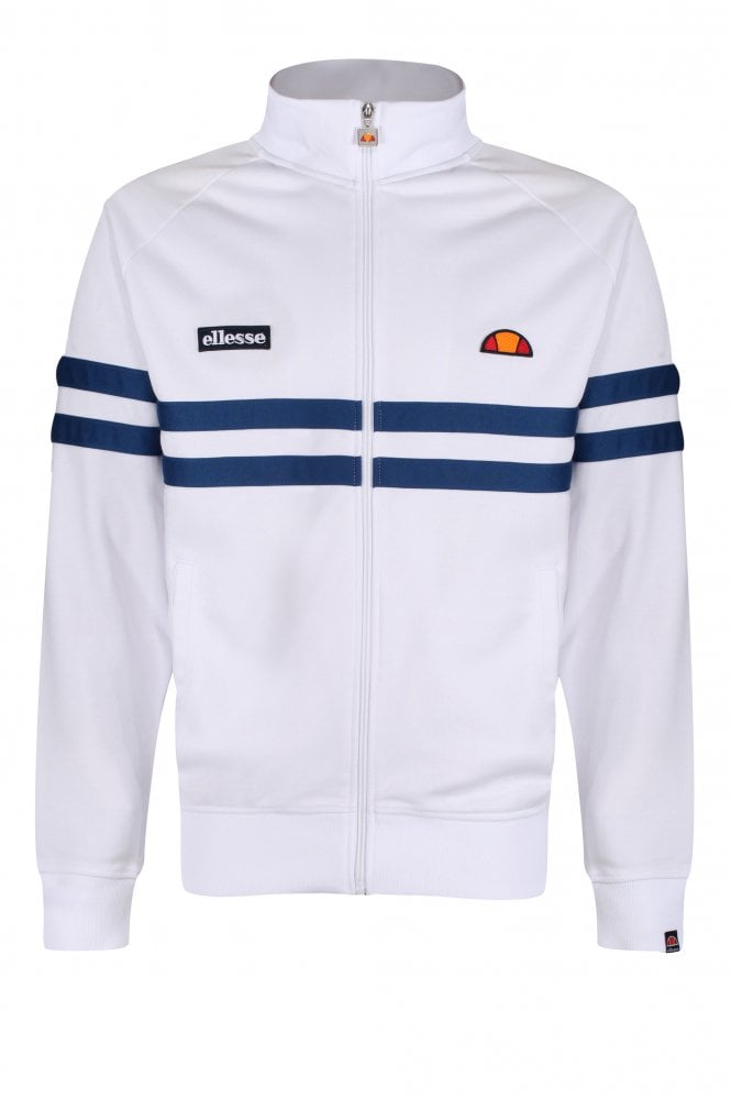 ELLESSE Rimini Track Jacket | White/Royal Blue