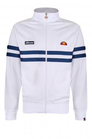 Rimini Track Jacket | White/Royal Blue