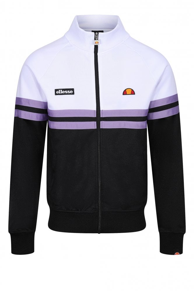 ELLESSE Rimini Track Top | Black/White/Lilac