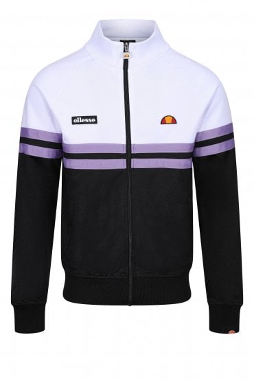 Rimini Track Top | Black/White/Lilac