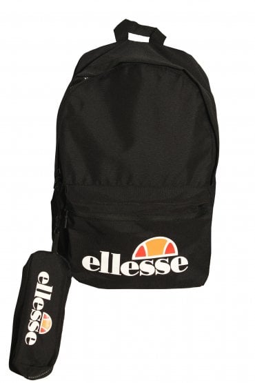 Ellesse Rolby Rucksack & Pencil Case | Black