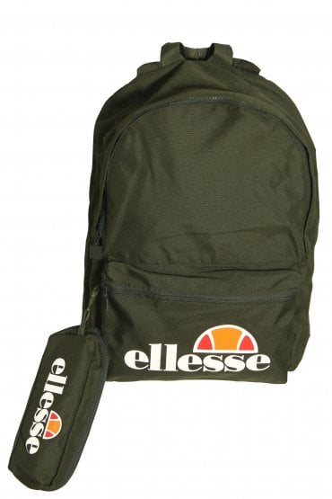 Ellesse Rolby Rucksack & Pencil Case | Khaki
