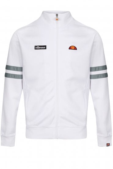 Roma Track Jacket | White/Silver Reflective