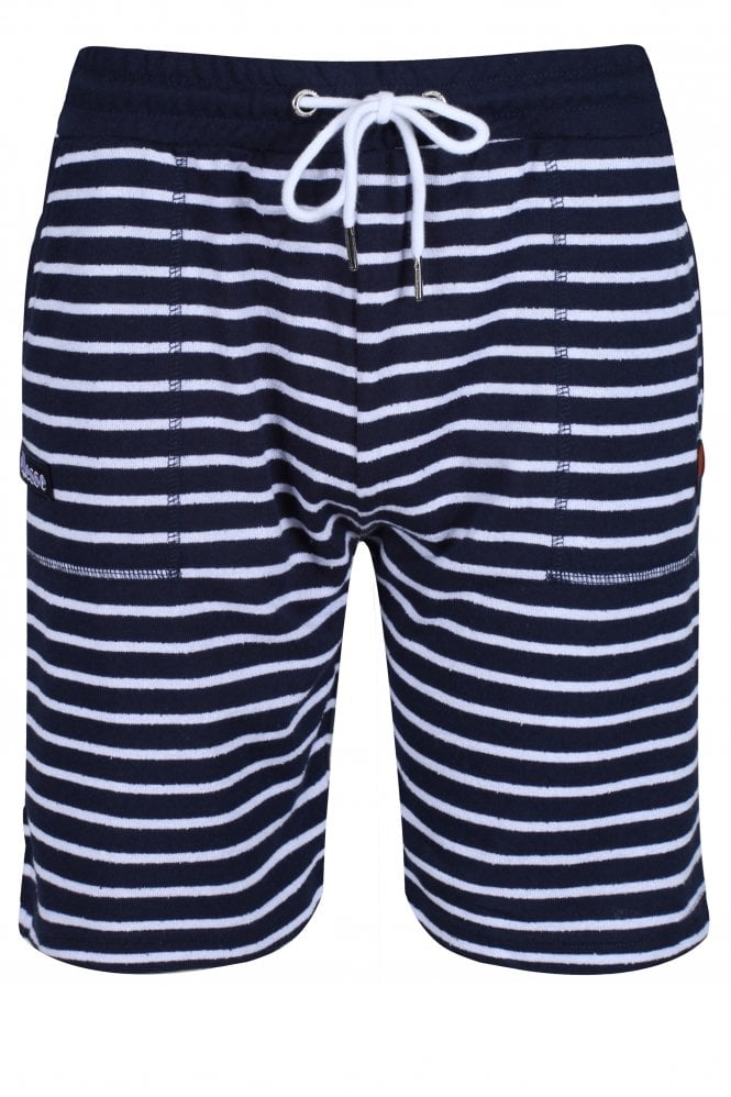 ELLESSE Santori Striped Casual Shorts | Navy