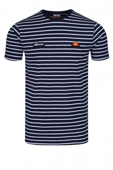 Theron Striped T-Shirt | Navy