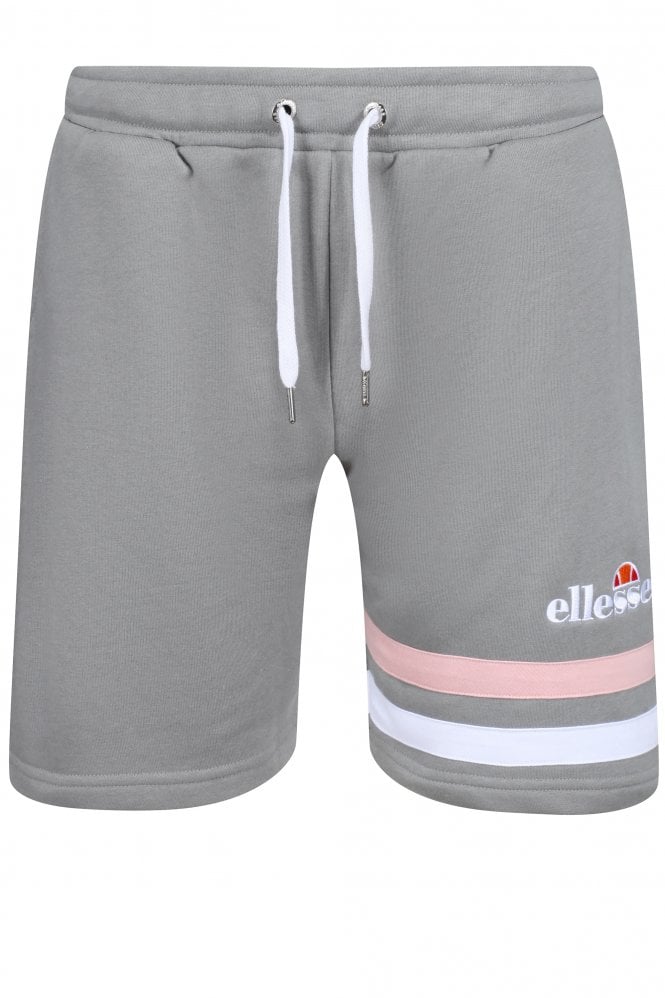 ELLESSE Tognazza Retro Stripe Short | Light Grey/Pink