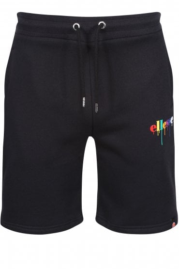 Toni Paint Drip Mens Gym Shorts | Black