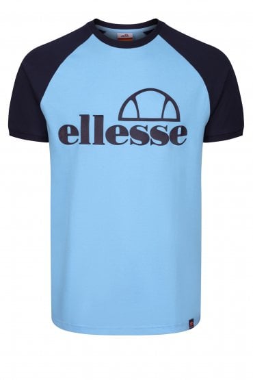 Urano Graphic Print T-Shirt | Light Blue/Navy