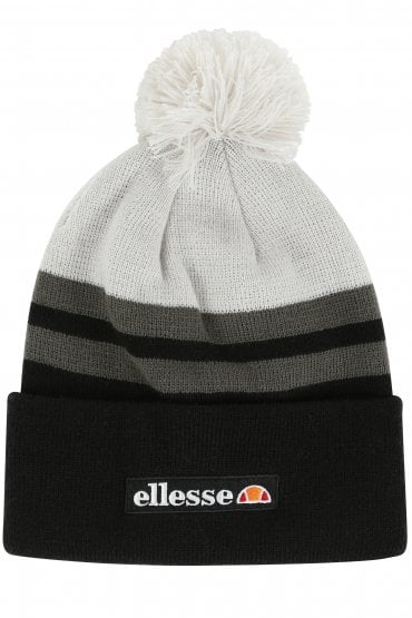 Valveri Pom Pom Beanie Hat | Black/Light Grey