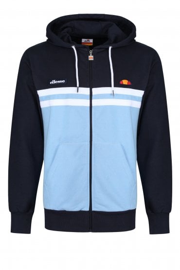 Vedere Zip Through Hoodie | Navy