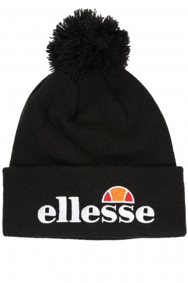 Velly Pom Pom Beanie Hat | Black