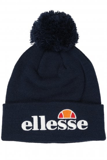 Velly Pom Pom Beanie Hat | Navy