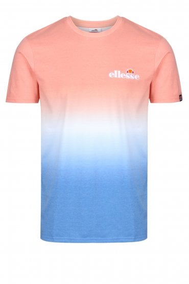 Voodoo Fade Crew Neck T-Shirt | Orange/blue