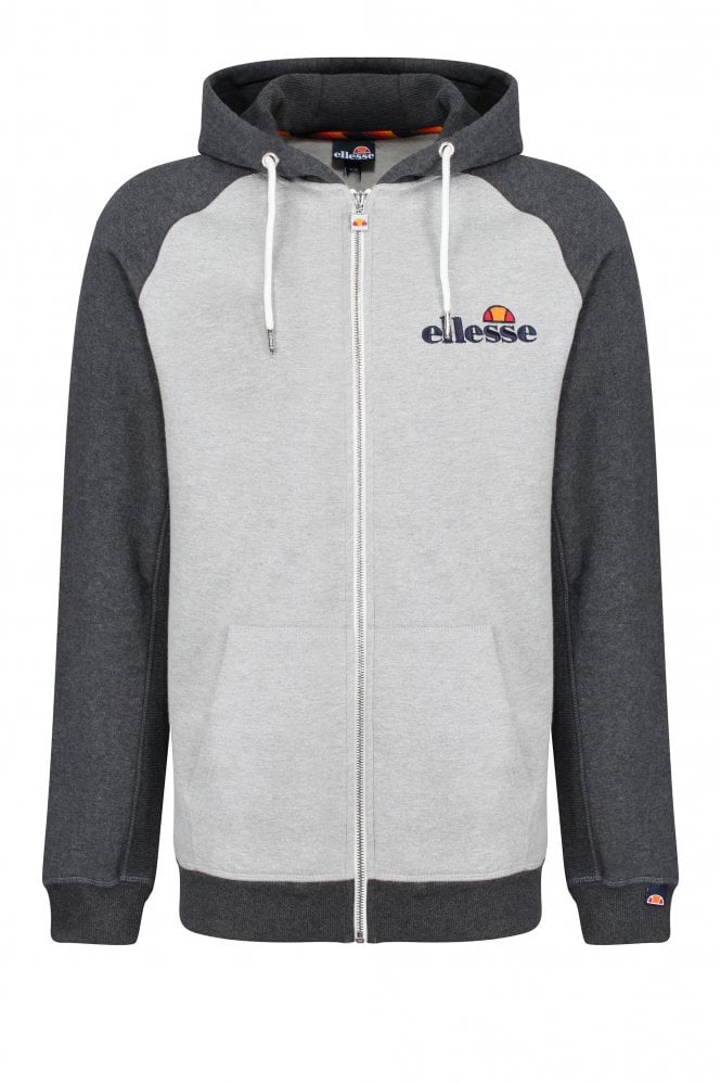 ELLESSE Wilder Zip Through Hoodie | Grey Marl