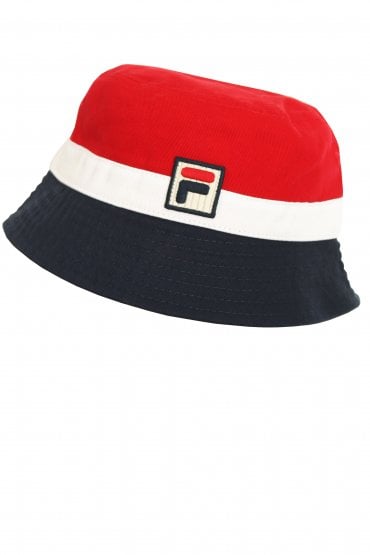 Basil Bucket Hat | Red/White/Peacoat