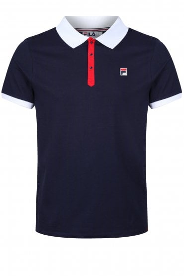 BB1 Polo Shirt | Peacoat/Black/Red