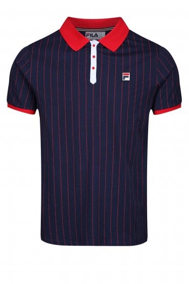 BB1 Polo Shirt | Peacoat/Chinese Red